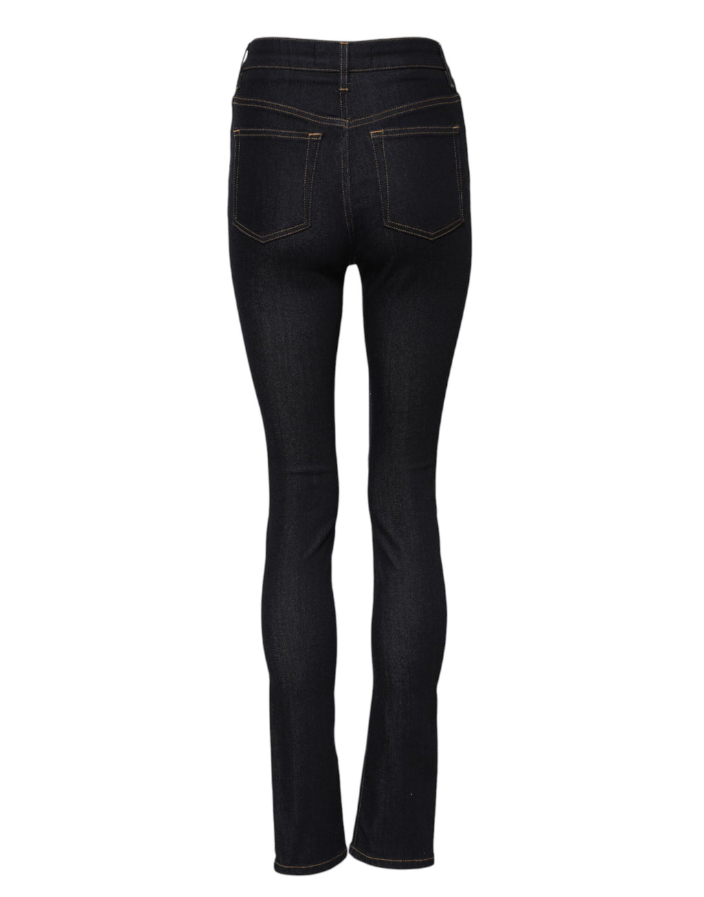 Dolce & Gabbana Blue Cotton High Waisted Skinny Denim Jeans