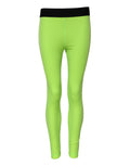 Dolce & Gabbana Grüne Nylon Slim Fit Leggings Hose