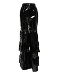Dolce & Gabbana Black High-Waist Cargo Bootcut Trousers