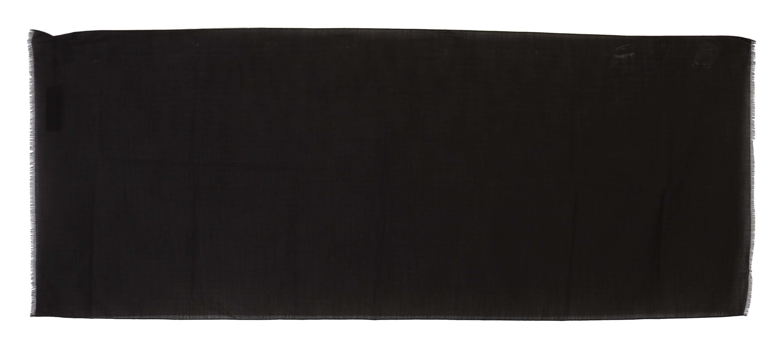 Dolce & Gabbana Dark grey pure wool striped scarf