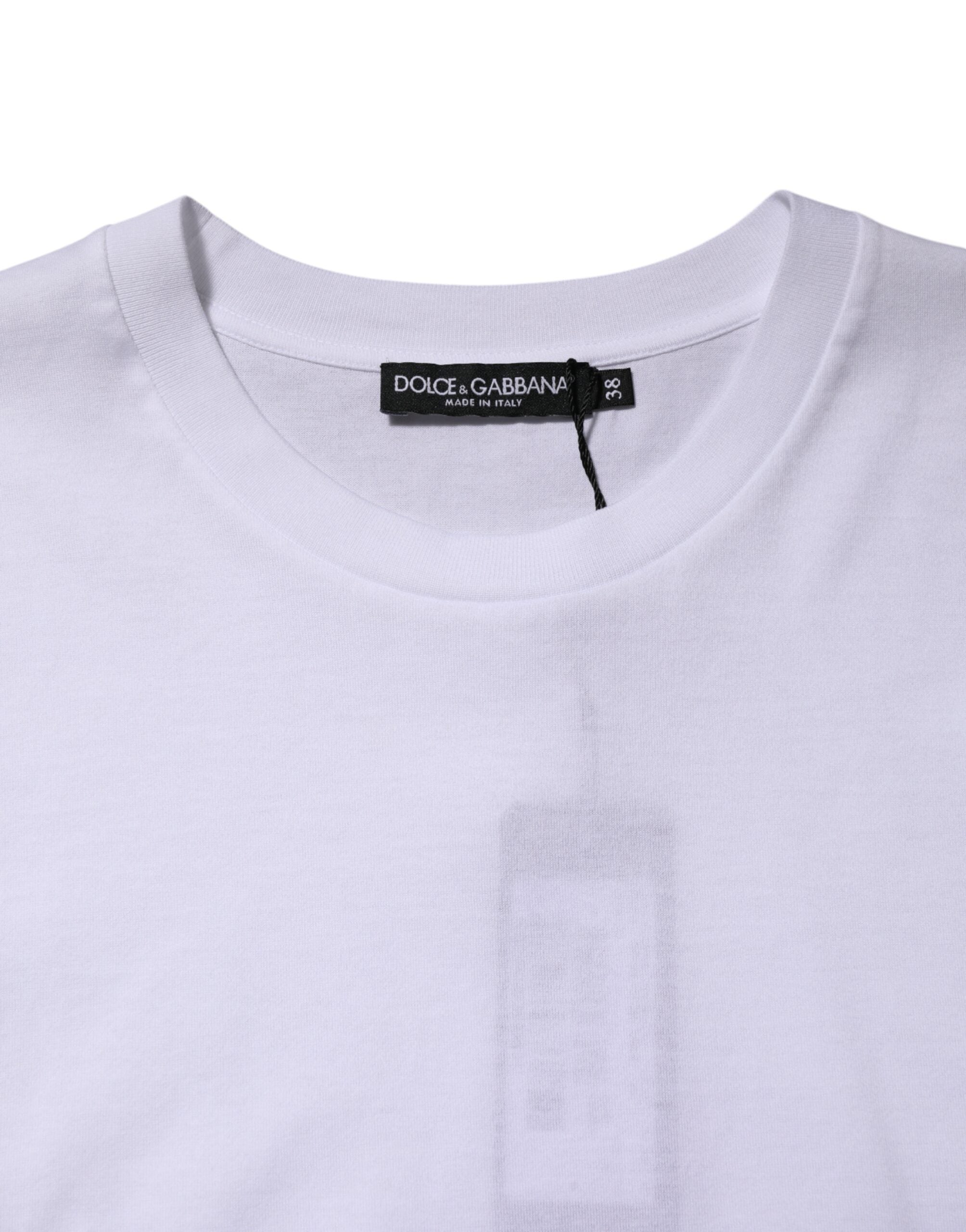 Dolce & Gabbana White Sleeveless Cotton Tank T-Shirt for Women