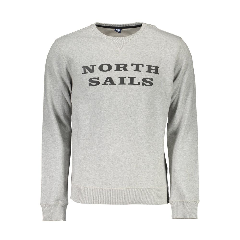 Men's North Sails Grey Organic Cotton Jumper