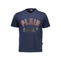 Plein Sport Blu Baumwoll-T-Shirt für Herren