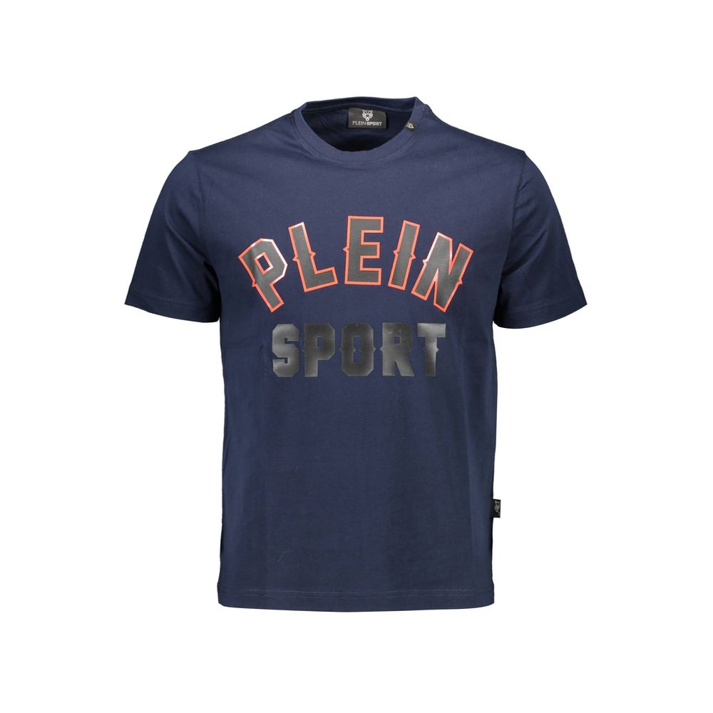 Plein Sport Blu Baumwoll-T-Shirt für Herren