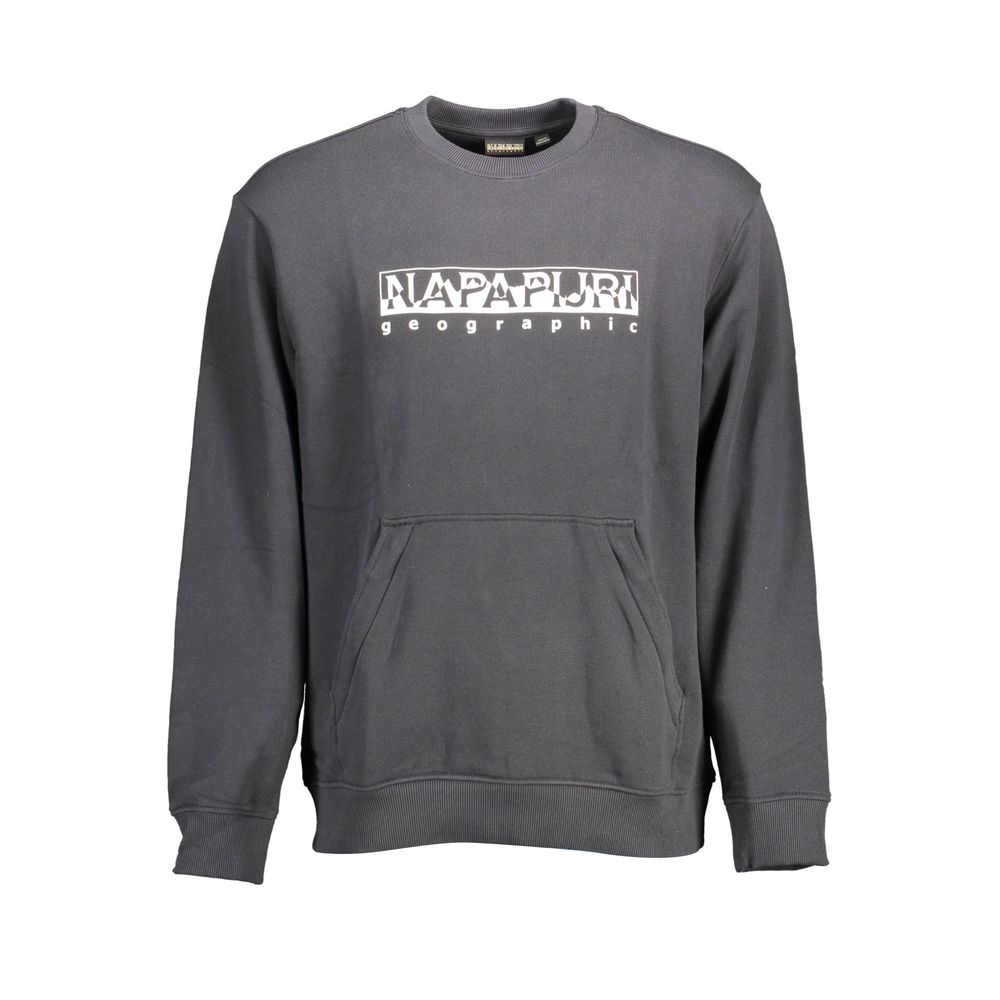 Napapijri Men's Black Cotton Sweater