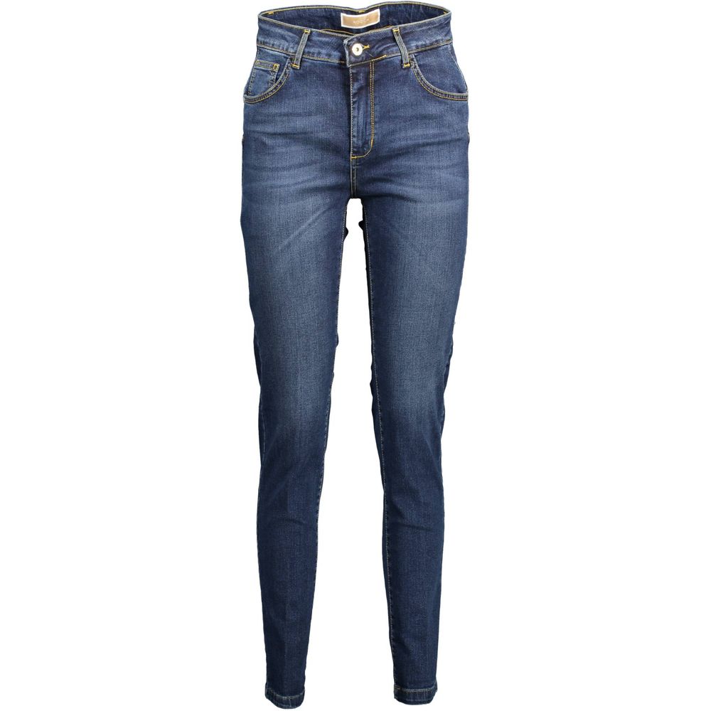 Kocca Women's Blue Cotton Jeans