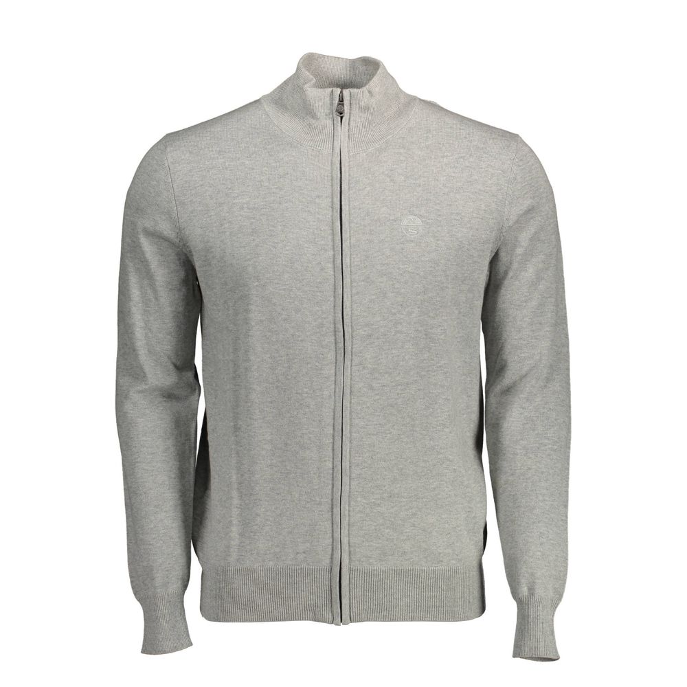 North Sails Grauer Baumwollpullover