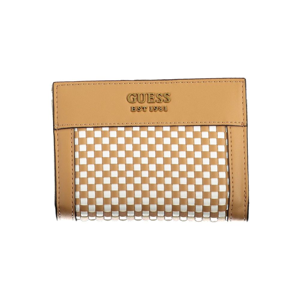 Guess Jeans Portemonnaie aus braunem Polyethylen