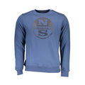 North Sails Blu Baumwoll-Sweatshirt für Herren
