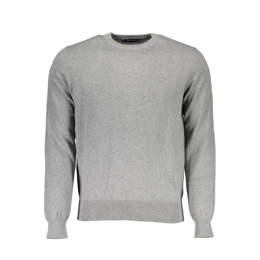 North Sails Grauer Baumwollpullover