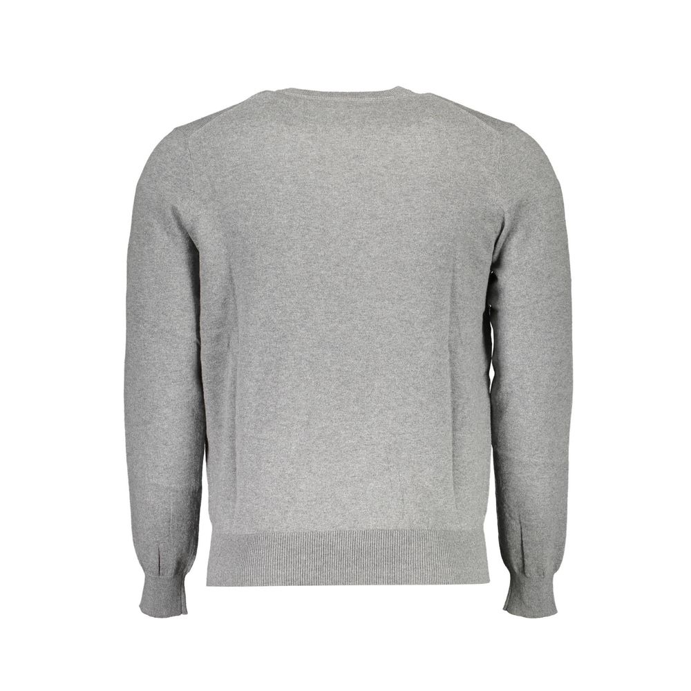 North Sails Grauer Baumwollpullover