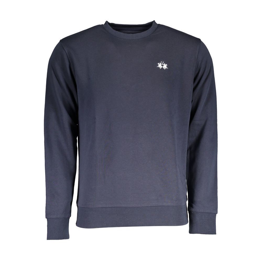 La Martina Men's Blue Cotton Jumper