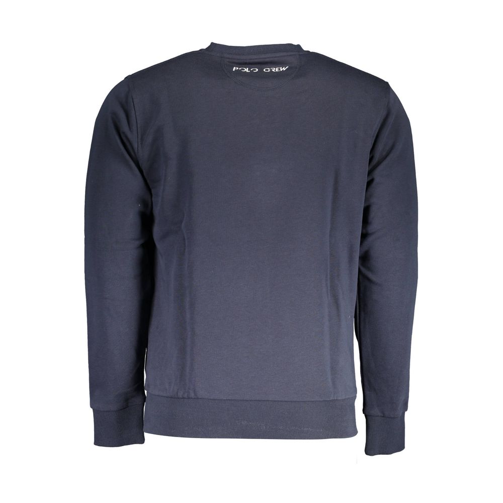 La Martina Men's Blue Cotton Jumper