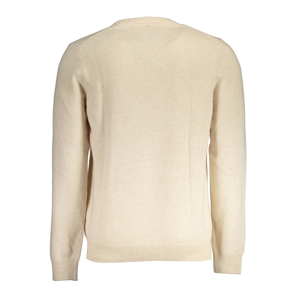 Lyle & Scott Beige Wool Jumper