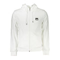 Cavalli Class Men's White Cotton Hoodie