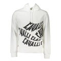 Cavalli Class Men's White Cotton Sweater