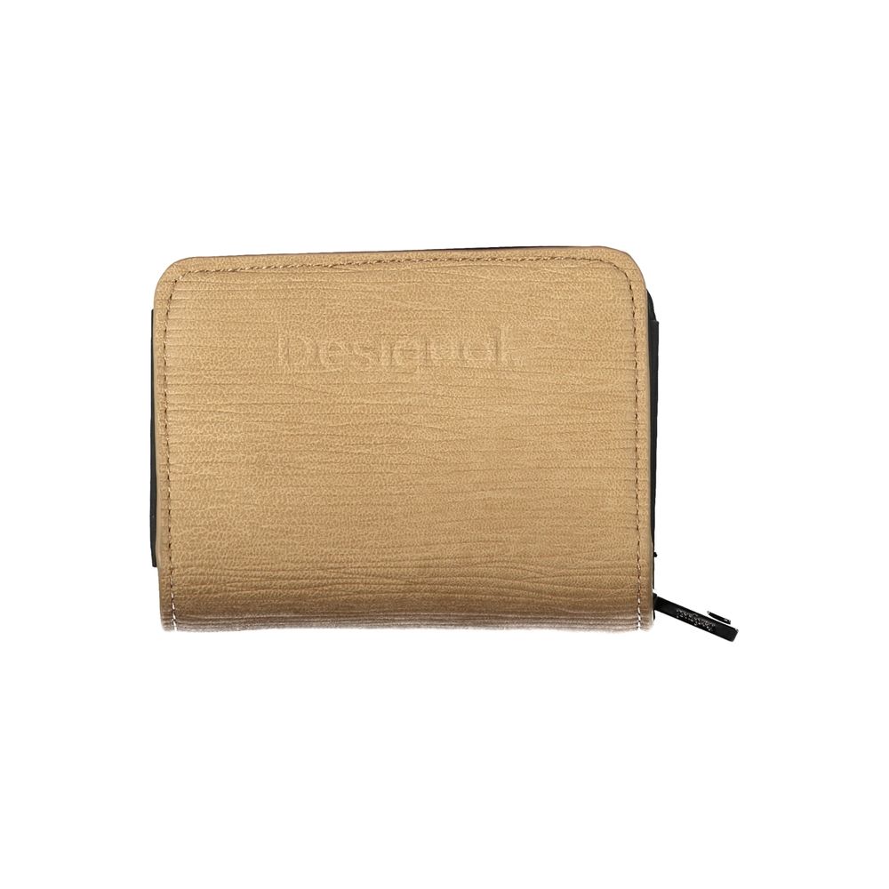 Desigual brown polyethylene wallet