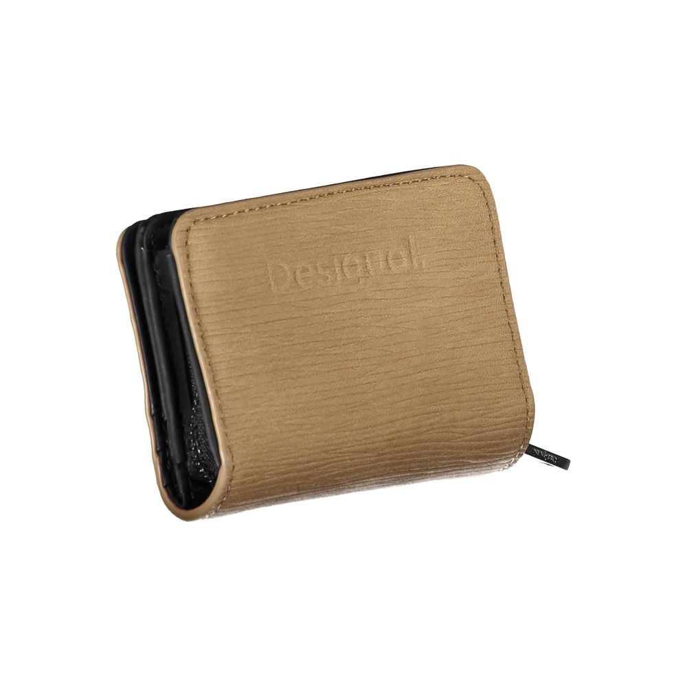 Desigual brown polyethylene wallet