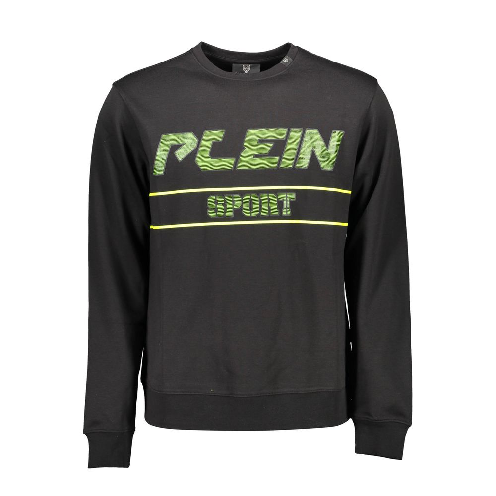 Plein Sport Men's Black Cotton Sweater