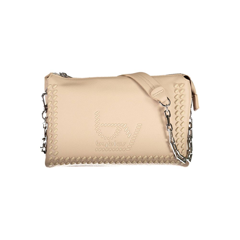 BYBLOS Damen-Handtasche aus beigem Polyurethan