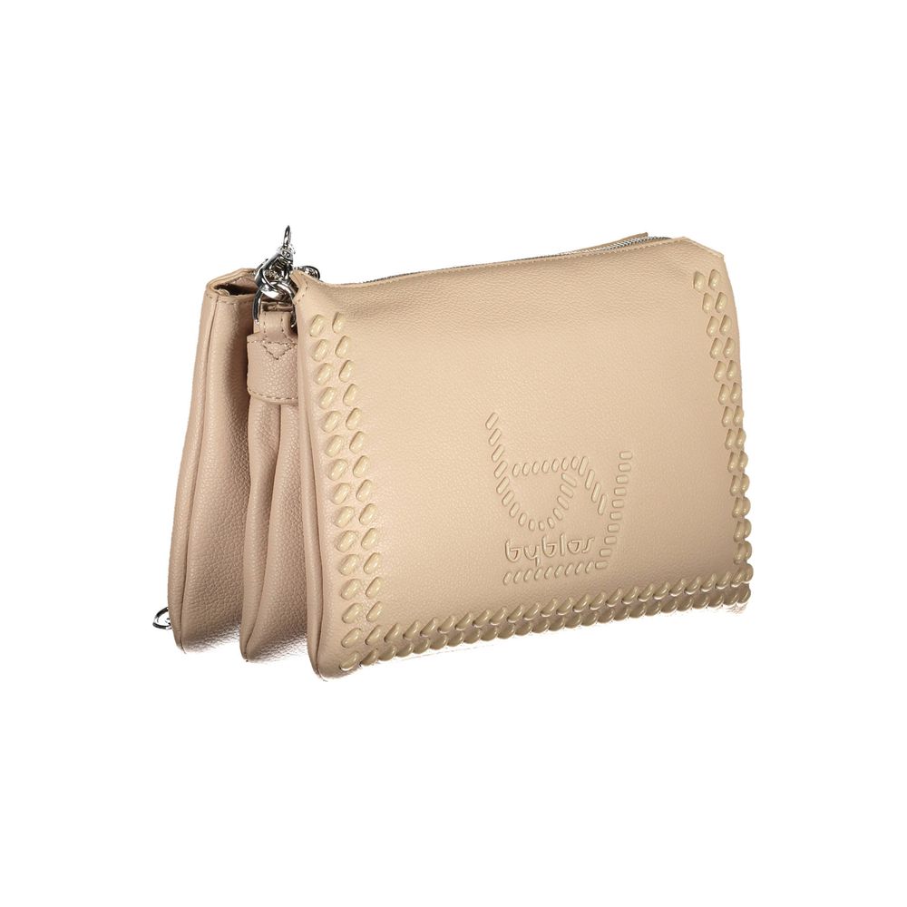 BYBLOS Damen-Handtasche aus beigem Polyurethan