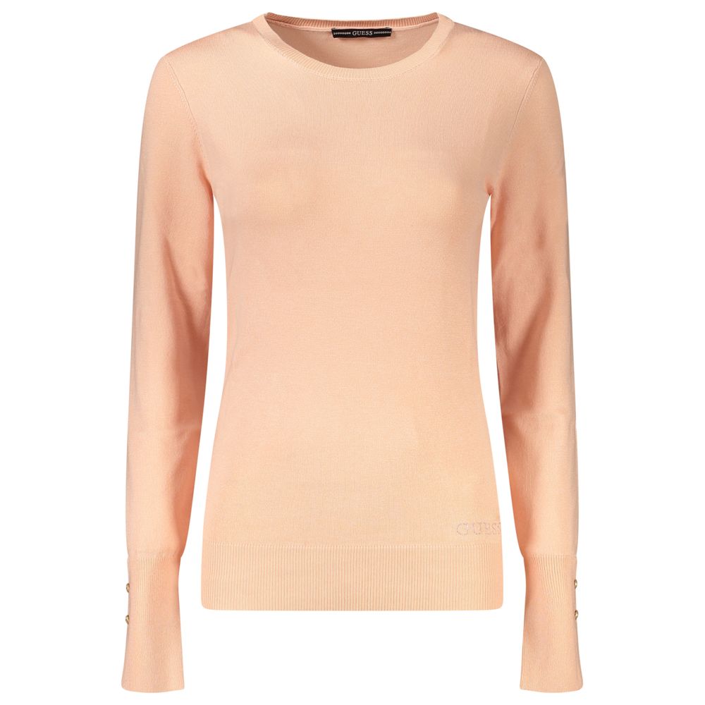 Guess Jeans Rosa Viscosa Damen Pullover