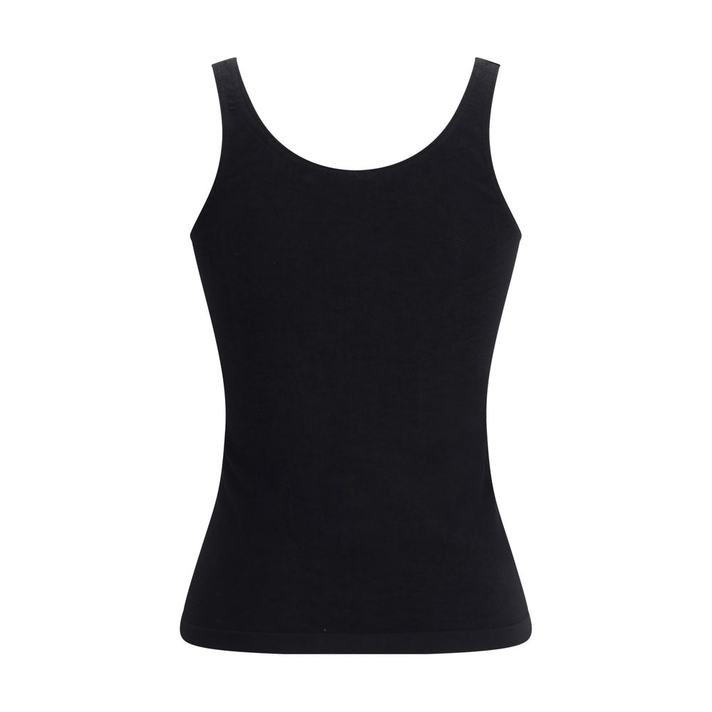 Wolford Schwarzes Baumwoll-Oberteil