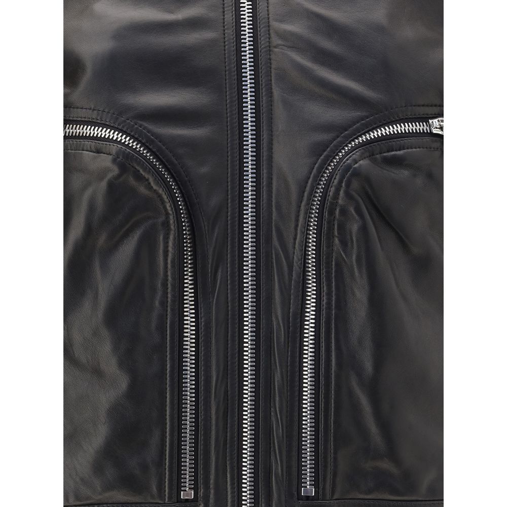Rick Owens Bauhaus leather jacket