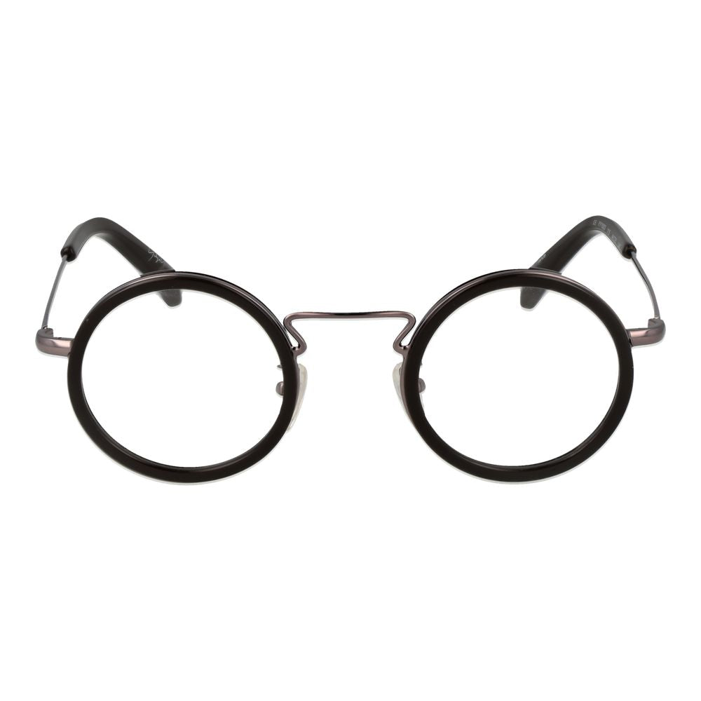 Yohji Yamamoto Braune Brille aus Metall & Kunststoff (Gestell)