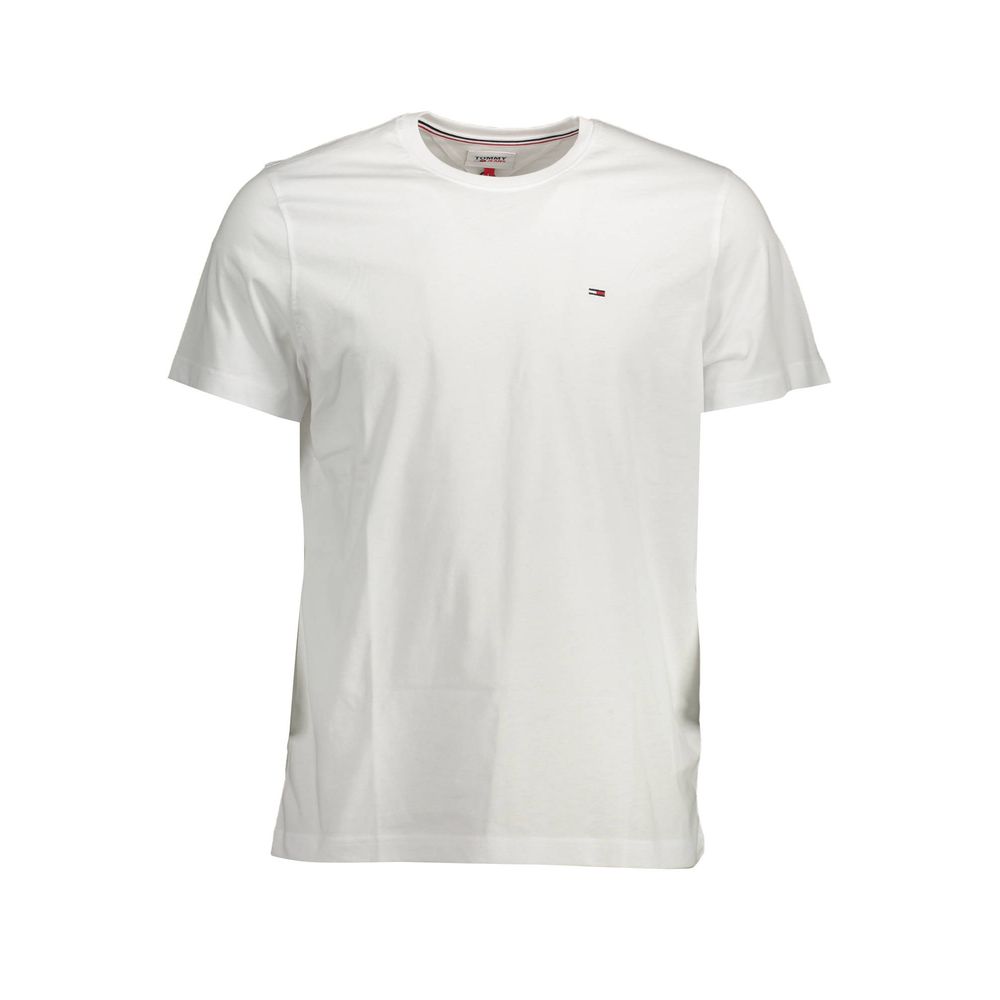 Tommy Hilfiger Weißes Herren-T-Shirt aus Baumwolle