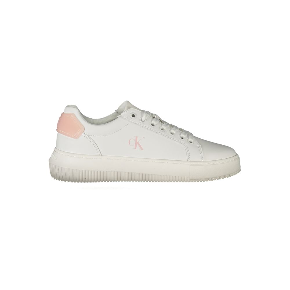 Calvin Klein Bianco Poliuretano Donna Sneaker
