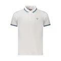 Guess Jeans Weißes Herren-Poloshirt aus Baumwolle