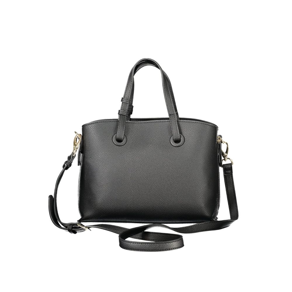 Mario Valentino Black Polyethylene Women's Handbag