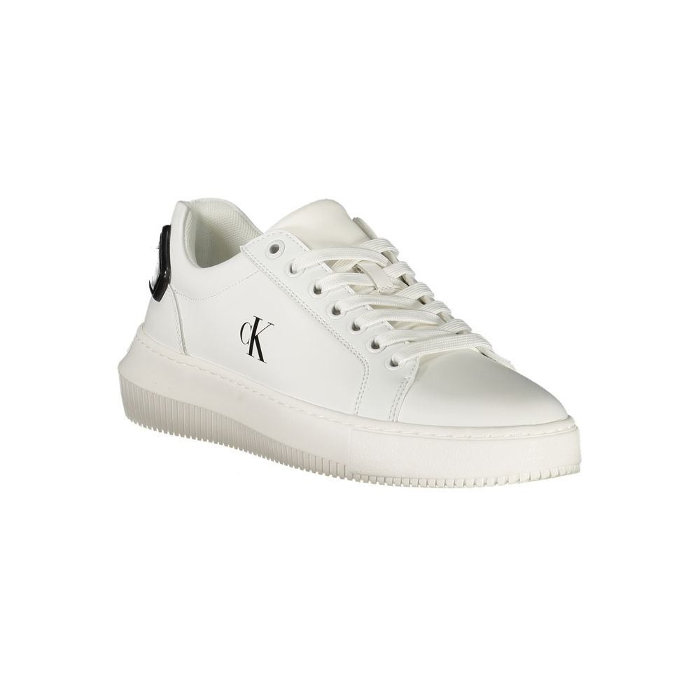 Calvin Klein Weißes Leder Damen Sneaker