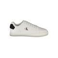 Calvin Klein Men's White Leather Sneakers
