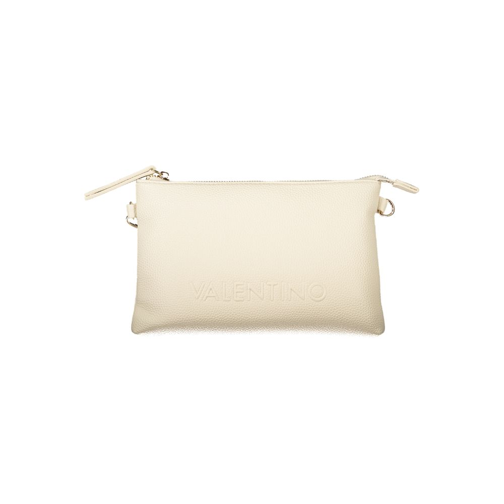 Mario Valentino Damen-Handtasche aus beigem Polyurethan