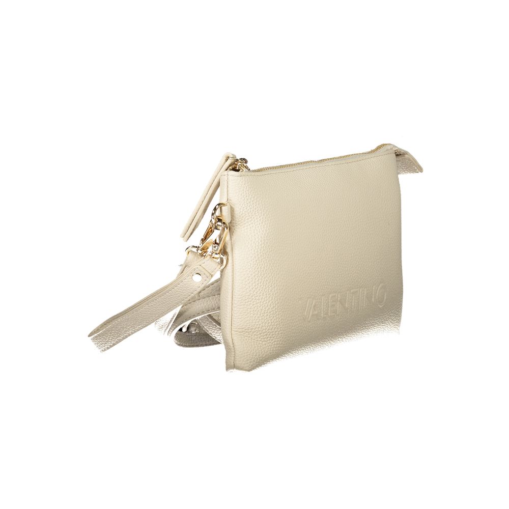 Mario Valentino Damen-Handtasche aus beigem Polyurethan