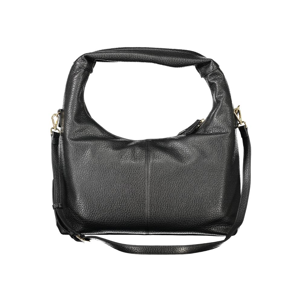 Mario Valentino Schwarze Schultertasche aus Polyurethan für Damen
