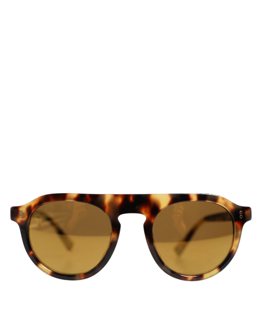 Dolce & Gabbana Brown Leopard Print Acetate Sunglasses