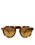 Dolce & Gabbana Brown Leopard Print Acetate Sunglasses