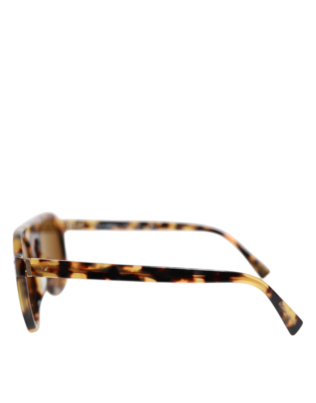 Dolce & Gabbana Brown Leopard Print Acetate Sunglasses