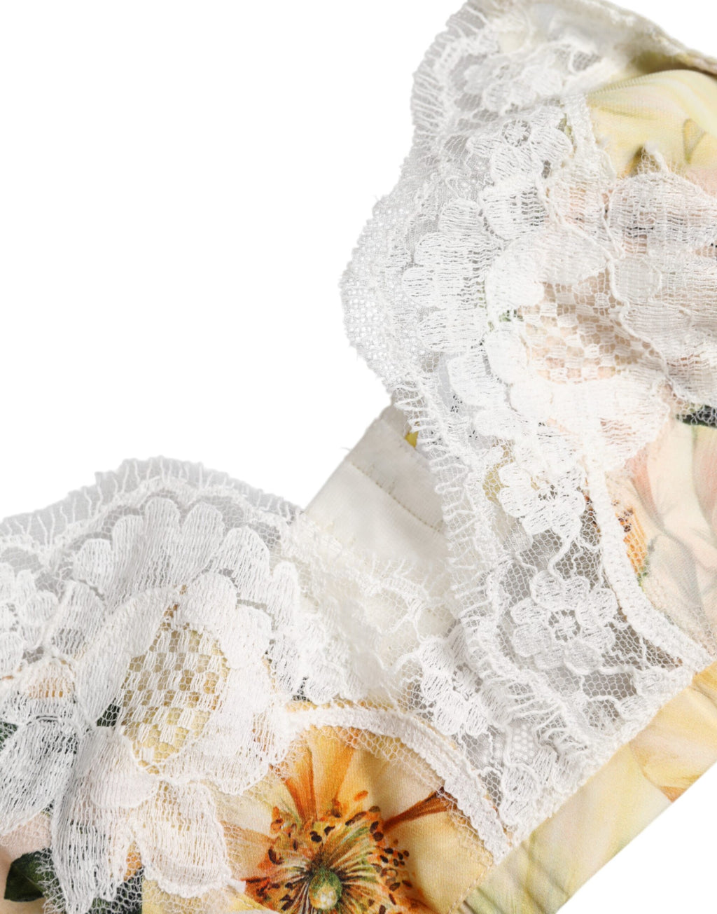 Dolce & Gabbana Multicolor Floral Print Non-Wire Bra Underwear