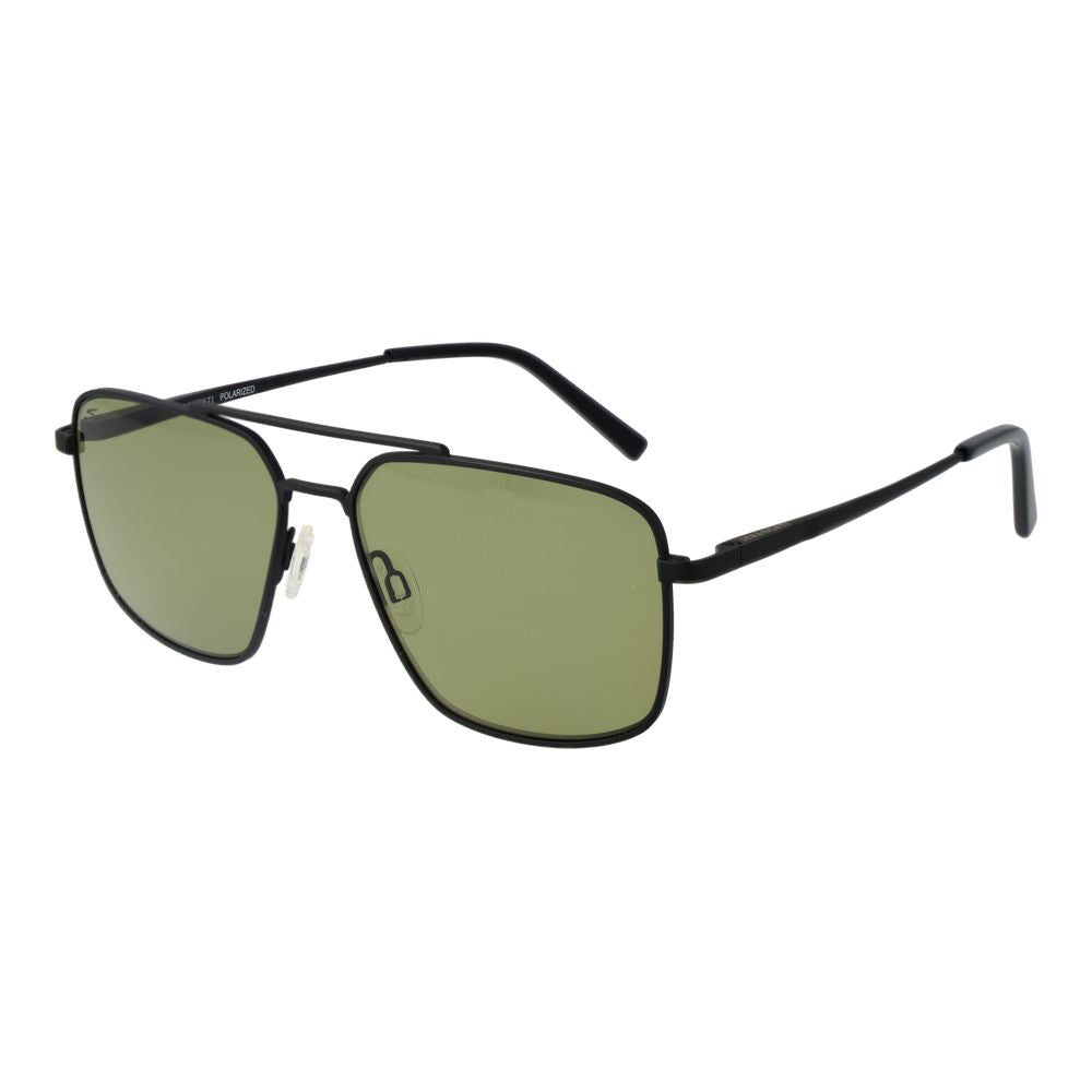 Serengeti Schwarze Sonnenbrille aus Metall