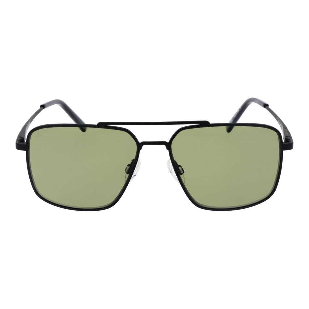 Serengeti Schwarze Sonnenbrille aus Metall
