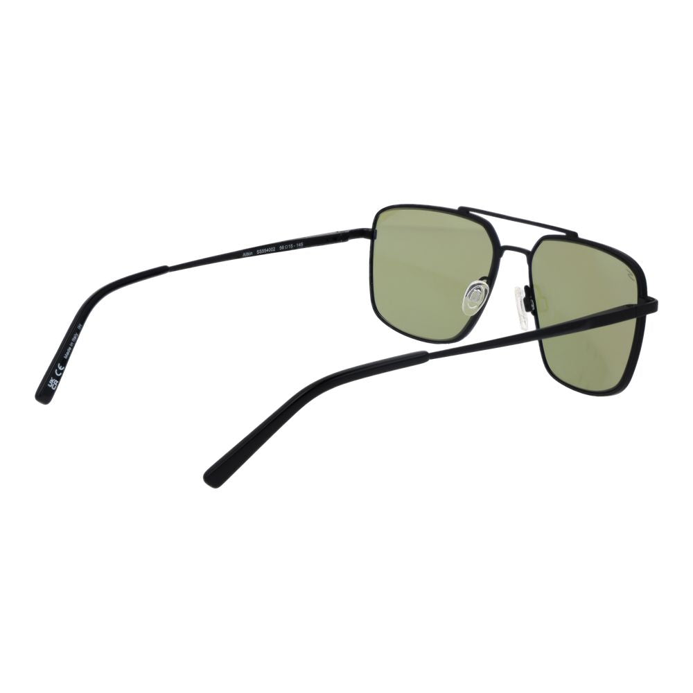 Serengeti Schwarze Sonnenbrille aus Metall