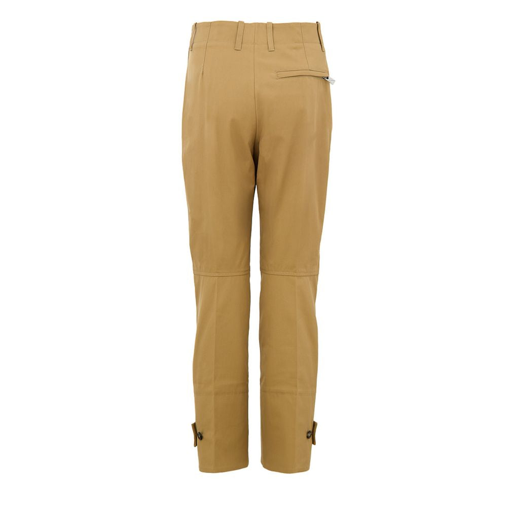 Bottega Veneta Beige Cotton Trousers