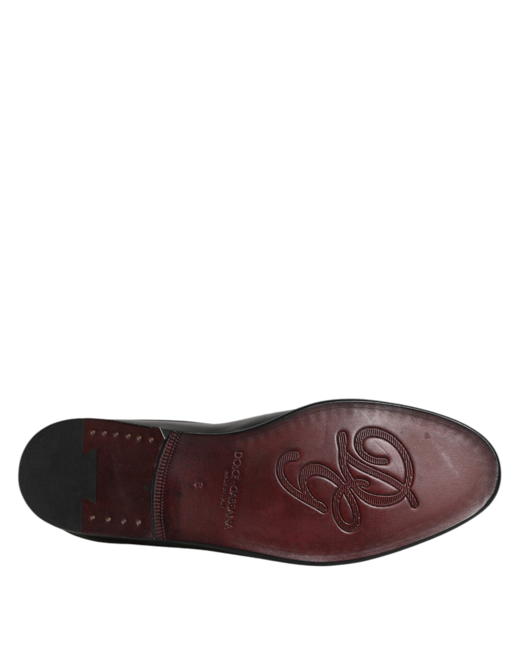 Dolce & Gabbana Black Calfskin Loafer Shoes