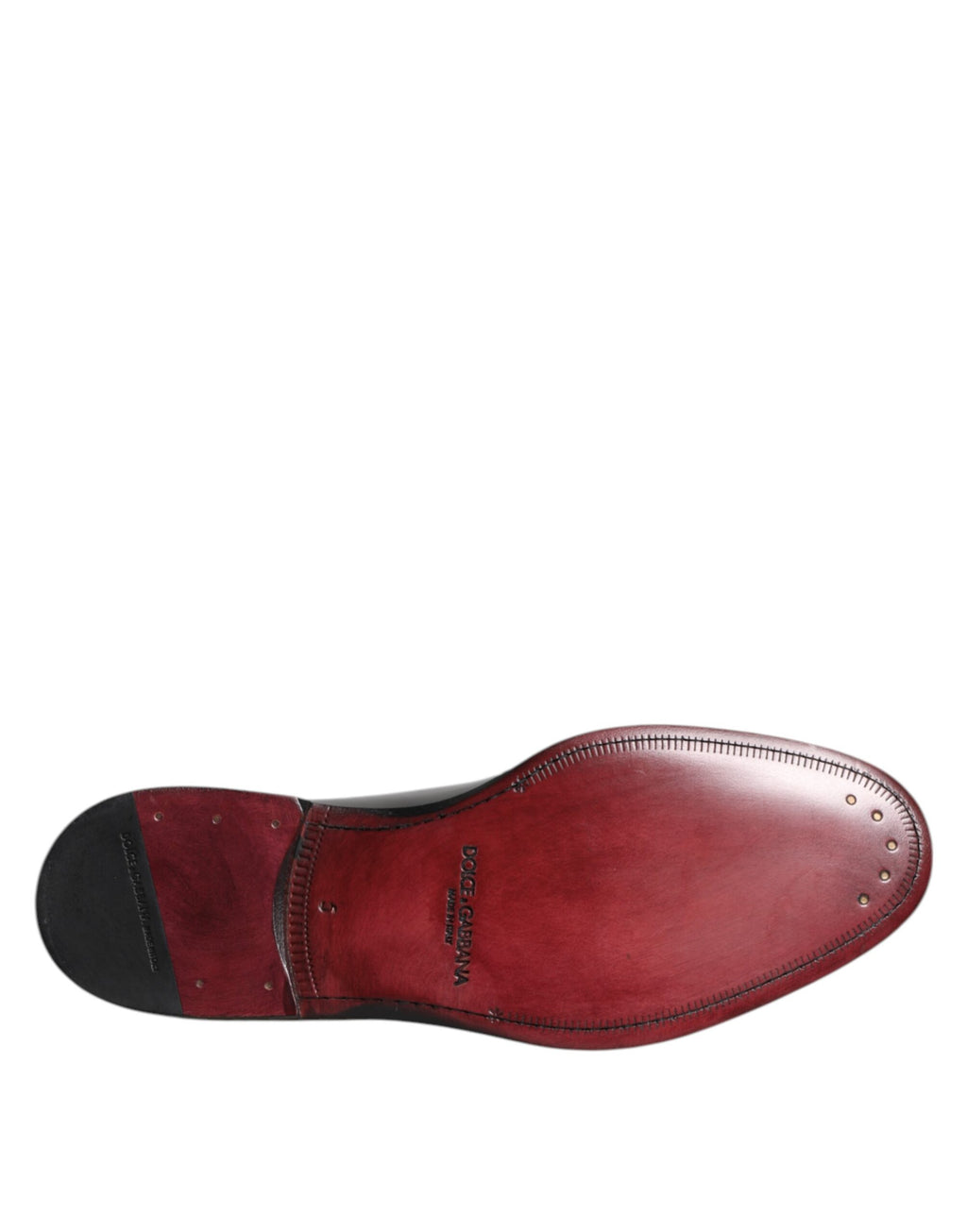 Dolce & Gabbana Black Calfskin Lace-up Dress Derby Shoes