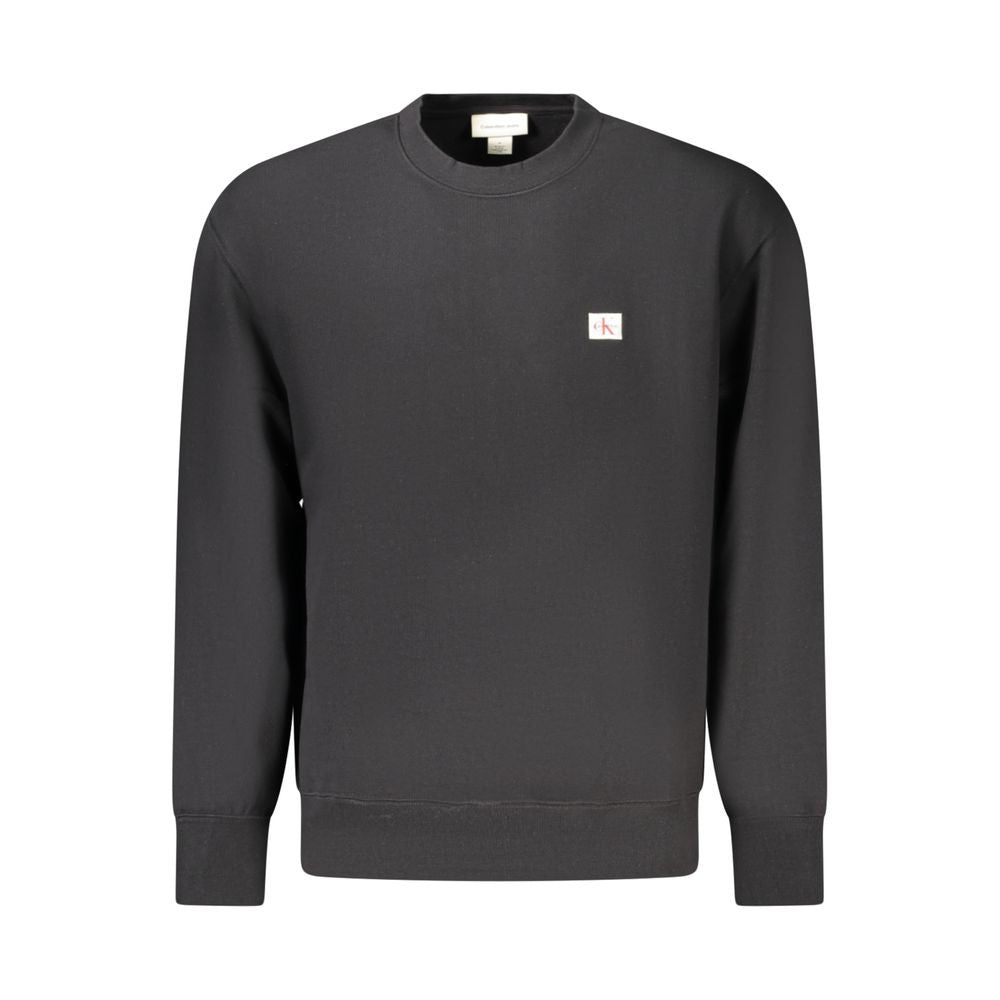 Calvin Klein Schwarzer Baumwoll-Herren-Sweatshirt