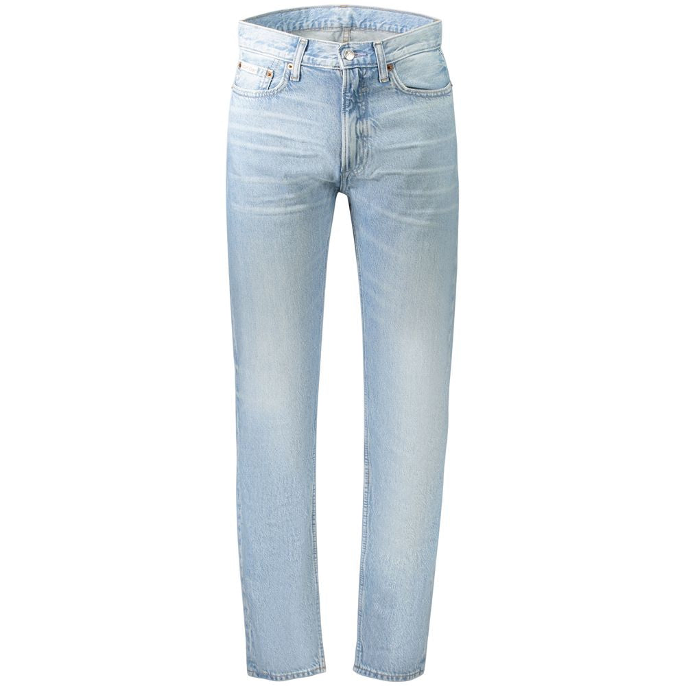 Calvin Klein Men's Blue Cotton Jeans